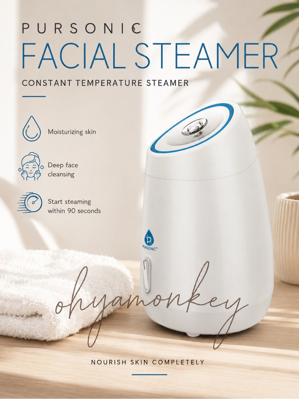 Pursonic Facial Steamer new in box